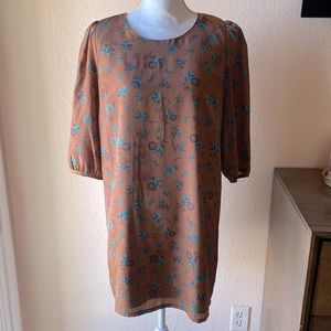 Forever 21 - Gold/Blue Dress - Size M